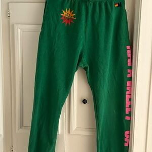 AVIATOR NATION- LA ONDA 2025 UNISEX POCKET SWEATPANTS - KELLY GREEN